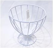 Корзина для фруктов металлическая White  Ø15см, ↑12см(8762-1) (72)